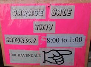 MULTI-FAMILY GARAGE SALE